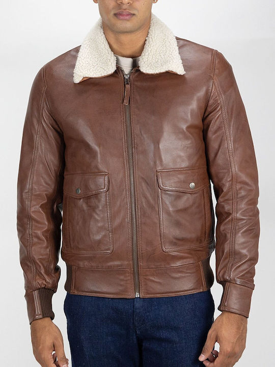 Lupo Nero Lederjacke Brown