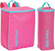 Thermal Bag Set Backpack + Bottle Bag Easy Style Pink