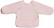 Mushie Waterproof Coverall Plastic with Hoop & Loop Fastener, Pocket & Sleeves Blush