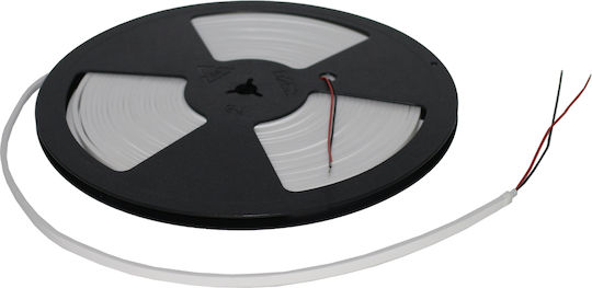 Adeleq Αδιάβροχη Ταινία LED 24V Φυσικό Λευκό Φως 10m Neon Flex