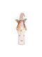 Hanging Ornament Angel Pink Illuminated 16x48cm