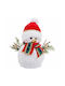 Hanging Snowman Ornament Multicolour 20x22cm