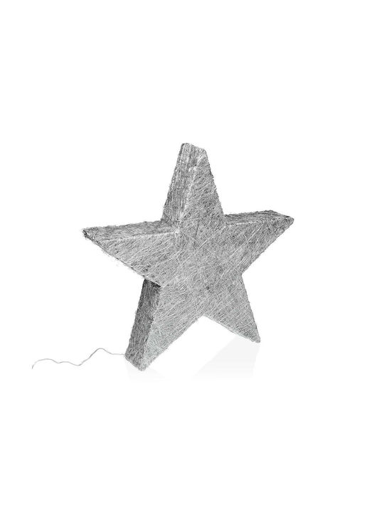 Hanging Ornament Star Silver 30x30cm