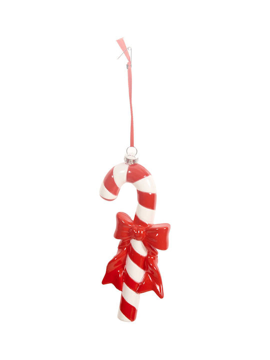 Hanging Ornament Star Plastic 8x17cm