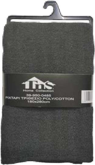 TnS Throws and Couch Blankets Sofa Throw 180x230cm Dark Grey