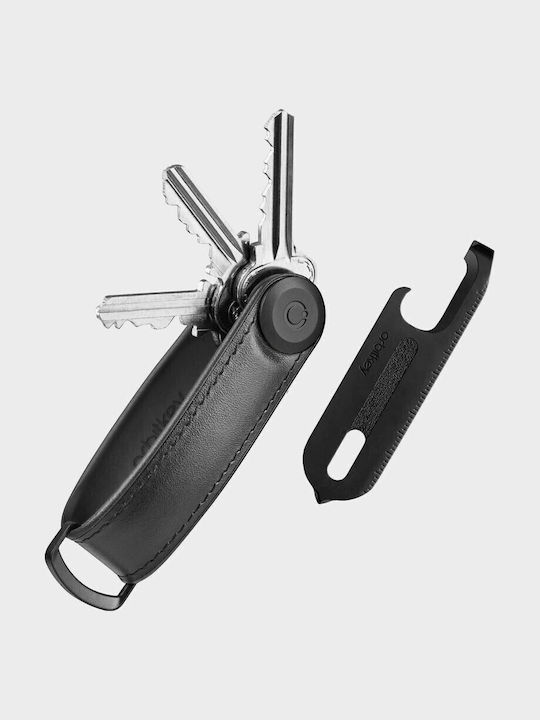 Orbitkey Μπρελόκ Δερμάτινο Μαύρο Orbitkey Μπρελόκ Δερμάτινο Μαύρο