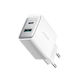 Joyroom Charger Without Cable with USB-A Port and USB-C Port 30W Whites (JR-TCF15)