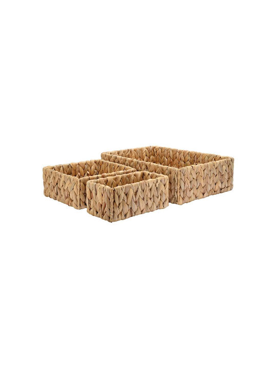 Estia Florana Кошница за съхранение Слама 36x24x10см 3бр Estia Florana Кошница за съхранение Слама 36x24x10см 3бр