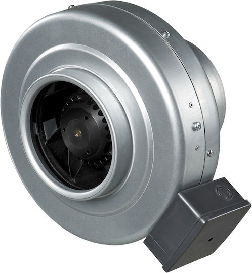 Ventilator centrifugal din metal cu conductă de 98 mm diametru