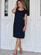 Summer Midi Dress Blue