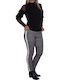 Women's Fabric Trousers Black