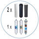 Aqua Filter Water Filter Replacement Reverse Osmosis (RO) / Under Sink made of Activated Carbon 10" 5 μm