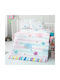 Beauty Home Baby Sheets Set Crib Cotton Pink Pink 100x150cm 3pcs