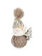 Santa Claus Beige 11x6.7x5.2cm