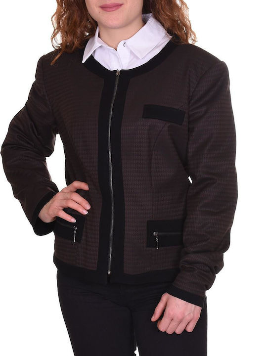 Raxevsky Women's Blazer Brown