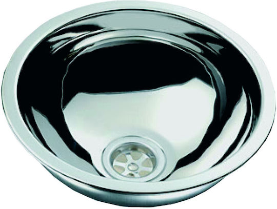Can SB Drop-In Spüle Inox B36xT36cm Silber