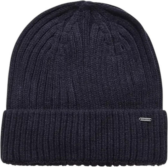 Beanie Ανδρικός Σκούφος Πλεκτός σε Μπλε χρώμα