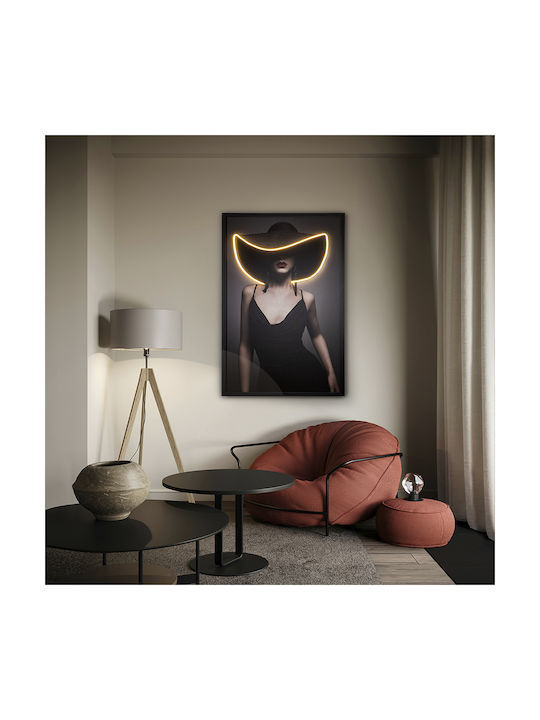 Pamela Painting on Canvas with LED Lighting 80x120cm