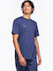 Sportliches T-Shirt Varsity Navy