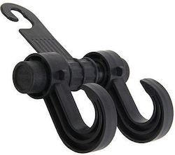 Hook Hook Headrest Attachment Zola Universal Car Organizer Foldable Black