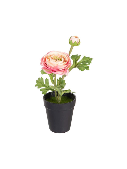 BigBuy Artificial Plant in Small Pot Black 29cm