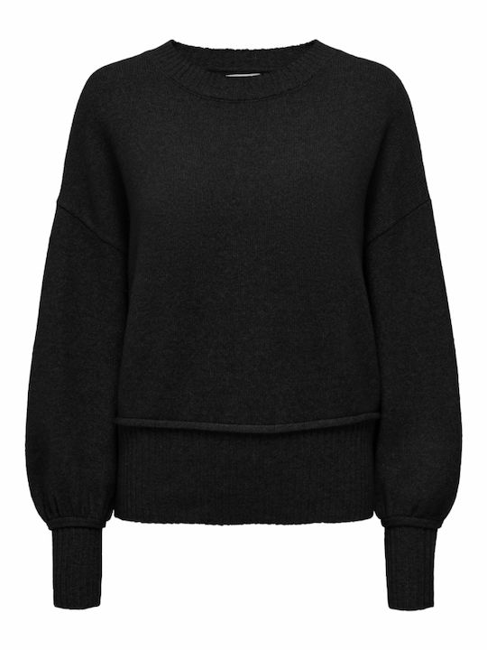 Only Women's Long Sleeve Sweater Black