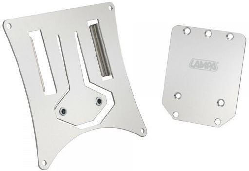 Aluminum Motorcycle License Plate Holder Easy-off Detachable System Enduro/off-road 170x158mm Lampa 1 Piece L9163.9