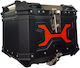 Aluminium Motorcycle Top Case 45lt Black