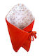 BabyValia Blanket Nursery Swaddling Blankets Orange Terracotta 75x75cm