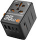 Tessan Universal Plug Adapter