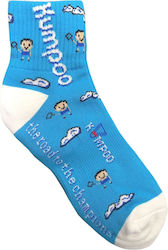 Kumpoo Șosete pentru Copii Sport Blue