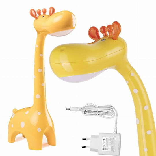 Jumi LED Kinder Schreibtischlampe Berührung Gelb 40x25x10εκ.