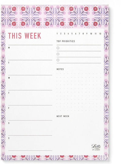 Letts Notizbuch A5 60 Blätter Rosa