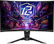 ASRock Phantom Gaming PG27QRT2A VA HDR Curved Gaming Monitor 27" QHD 2560x1440 180Hz με Χρόνο Απόκρισης 5ms GTG