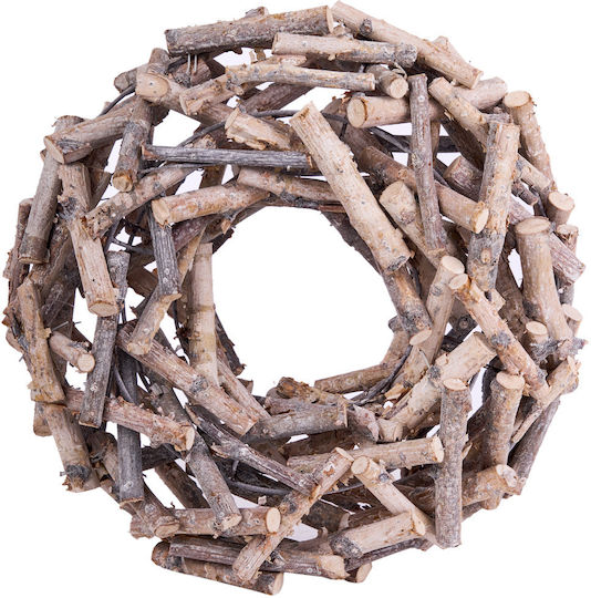 Arpimex Srl Metallic Decorative Wreath for DIY Crafts Fitting Bracket 36x13cm