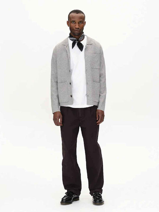 Gabba Men's Knitted Cardigan Grey