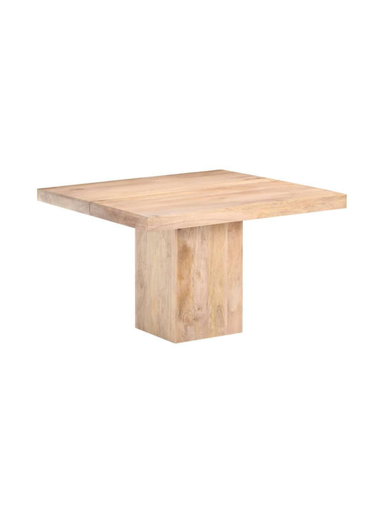 Platz Tisch Speisesaal aus Massivholz Coffee 120x120x77cm