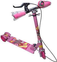 Kids Scooter Foldable 101-71510 3-Wheel Pink