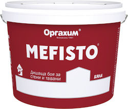 White Paint Mefisto Interior Walls Ceilings 5 Kg
