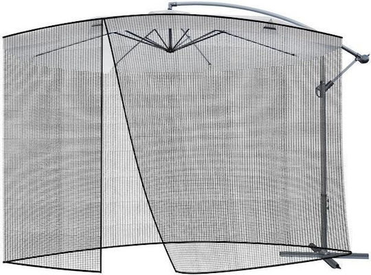 Cort pentru camping Negru Diametru 300cm.