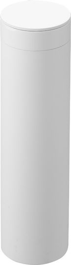 Yamazaki Metallic Tissue Holder White 6.8x6.8x25cm