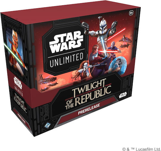 Fantasy Flight Star Wars: Unlimited Tcg - Twilight Of The Republic Prerelease Box Booster Pack