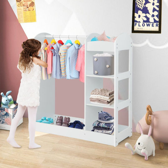 Zwei Türen Schrank Weiß 100x38x93.5cm