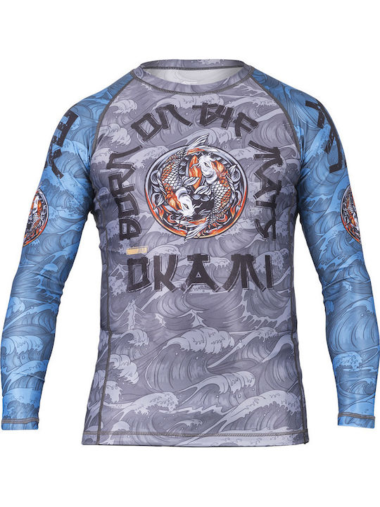 Okami Ανδρική Κοντομάνικη Μπλούζα ORS115_2 για Jiu-Jitsu / MMA / Kickboxing Μαύρη
