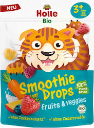 Σνακ Φρούτων Λαχανικών Smoothie Drops 3+ Ετών Holle 15gr