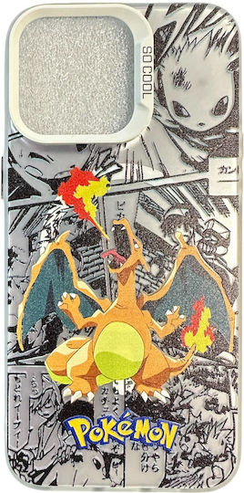 Pokemon Charizard Umschlag Rückseite Kunststoff Weiß (iPhone 13)