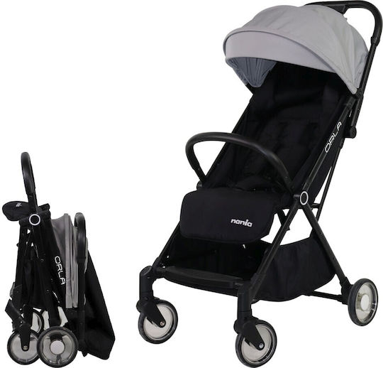 Nania Orla Cărucior pentru Bebeluși Potrivit pentru Nou-născut Grey/Black 6.5kg