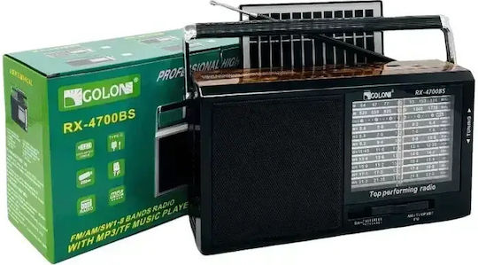 Golon RX-4500BS Solar cu Bluetooth Negru