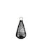 Home Esprit Metallic Lantern Black 28x28x50cm