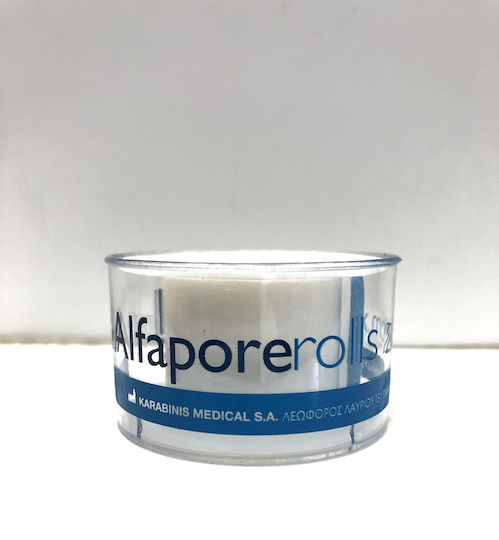 Karabinis Medical Alfapore Rolls Χάρτινη Επιδεσμική Ταινία 2.5cm x 5m